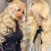 Alipretty 613 Blonde Lace Front Wig Human Hair Wigs Body Wave Pre Plucked Remy