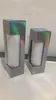 Bicchiere per sublimazione in bianco del magazzino degli Stati Uniti con scatola olografica Bicchiere da 20 once DRITTO con cannuccia Bicchieri dritti Tazze da caffè per birra in acciaio inossidabile con scatola laser