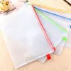 Waterproof Plastic Filling Pocket Grid Zipper Archival File Bag Student Stationery Storage Folders Bags A5 Document Files Pockets BH4779 TQQ