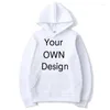 Men's Hoodies Autumn Your OWN Design Pattern Printing And Women'sHooded Street Sports Jacket Casual Fashion Hooded