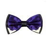 Bow Ties Tailor Smith Microfibre Bowtie Regulowana moda mężczyźni formalne ślubne nowość smoking krawat Z0221
