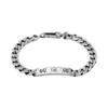 Bracelet de créateur de mode Bracelet fantôme en argent pour hommes et femmes, chaîne de personnalité hip-hop, bijoux 240q