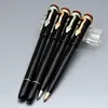 wholesale High quality 110 anniversary Inheritance Series Pen Black Red Brown Snake clip Rollerball Ballpoint pens stationery office school supplies