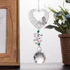 Décorations de noël boule octogonale cristal éclairage pendentif coloré perle suspendu bijoux à bricoler soi-même en plein air carillons éoliens pièces de maison