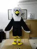 2022 Long Fur Black & White Bird Fursuit Mascot Costume Furry Walking Clothes Anime Dress Jumpsuit Halloween Xmas Parade Suit