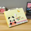 Plastic A4 Cartoon Print File Map Organisator Uitbreiding van Wallet Bill Paperhouder Multifunction Office Supplie