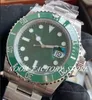 2 colori VSF in fabbrica impermeabile da 40 mm orologio maschile Cal.3135 Movimento automatico Uomini di ceramica nera verde 904L Servizio di potenza in acciaio Sapphire Orologi da polso luminosi