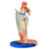 Novelty Games Anime One Piece Nami Surfing Action Figure Sexy 33cm Statue Gk Model Figurines Toys Christmas Gift Collector Decorations