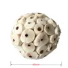 Andra fågelförsörjningar 3st Natural Sola Ball Soft Foraging Pet Bite Toys Chew Toy for Hamster