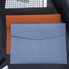 Business A4 Leather File Folder Document Paper Bag Multi-function Desk Organizer Storage Case Stationery Office Accessories