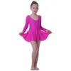 Stage Wear Girls' Ballet Dance Dress Children'S Gymnastics Leotard Skirt Kids' 2-10 Years 4colors Performance Costumes