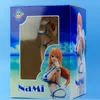 Novelty Games Anime One Piece Nami Surfing Action Figure Sexy 33cm Statue Gk Model Figurines Toys Christmas Gift Collector Decorations