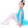 Stage Wear Child Girls Training Gymnastics Ballet Tutu Leotard Short Sleeve Dance Dress 4 Size