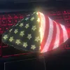 2020 NEW 7 color US flag LED Light Up Face mask built-in battery and 3 flashing modes for Halloween party election313K