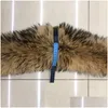 Scarves 100 Large Real Natural Raccoon Fur Collar For Winter Down Parkas Coats Luxury Warm Women Female Jackets1 Drop Delivery Fashi Dhryf