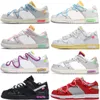 Designer SB Ow Mens Women Skate Casual Shoes No1-50 Lot the Offs Chunky Grey Midas Atlas Lost UNC Coast Chicago Black White Laser Orange Trainers Dunksb Dunks Sneakers