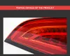 Bil TAILDIGHTS MONTERING TURN Signalindikatorljus f￶r Audi Q5 LED -bakljus bakre lampa dimma omv￤nd parkeringsljus
