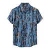 Casual shirts voor heren Stijlvolle print Hawaiian Aloha Men 2022 Zomer Summer Korte mouw Beach Mens Holiday Party Vakantie Vrouw kleding