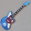 Factory Custom Metal Blue elektrische gitaar met rode schildpad slagplaat palissander toetsKan worden aangepast