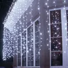 Decorazioni natalizie 3M Led Curtain Light 2022 Year Decor Festoon Merry Ornaments For Home Noel Navidad