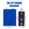 JSDSolar 3,2V 230AH 280AH 304AH EVE CLESS 48V 320AH LIFEPO4 Батарея Аккумулятор A 12 В 24 В LFP Батарея EU EU US FLE с автобусами