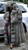 Kadın Kürk Moda Uzun Kış Kapşonlu Sahte Kürk Matar Gevşek Kalın Sıcak Artı Beden Ceket Tam Kollu Dış Giyim Paltoları
