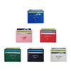 Triangle Card Holders Wholesale vintage fashion card holder Women's Mens wallets Coin cardholder wallet Purses hot with box Luxurys designer real sign Leather brand