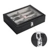 Storage Boxes Bins Eyeglass Sunglass Box Imitation Leather Glasses Display Case Organizer Collector 8 Slot Drop Delivery Home Gard Dhfdh