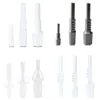 Chinafairprice P002 Smoking Pipe Tool Glass Quartz Ceramic Metal Tip 10mm 14mm 18mm Joint Dabber Nail For Dab Rig Pipe Ash Catcher Bong