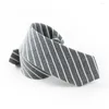 Bow Ties 6cm Cotton Mens Design Neck Striped For Men Formal Business Wedding Party Gravatas