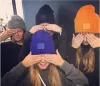 Lachend gezicht Beanie Skull Caps gebreide Cashmere Eye Warm Paar Liefhebbers Hoeden Tij Straat Hiphop Wollen Muts Volwassen Hoeden