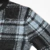 2023 Spring Blue Plaid Knitted Sweater Long Sleeve Round Neck Pullover Style Sweaters Top M2D140659