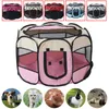 Cat Carriers Cage Dog Portable Foldable Pet Octagonal Maternity Kennel Simple Operation Fence Outdoor Camping Tent