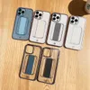 Fundas de lujo para teléfono, pulsera de silicona suave transparente para IPhone 15, 13, 12, 11, 14 Pro Max, 7, 8 Plus, X, XR, XS, a prueba de golpes