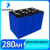 3,2 V Lifepo4 280 Ah Batterie, tief, 6000 Zyklen, 4/8/16/32 Stück, wiederaufladbare Zellenpackung, DIY für Golfwagen, Boot, Yacht, Wohnmobil, EV, EU, US-Steuerfrei