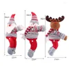 Kerstdecoraties Gordijnhouder Merry For Home Kerstmis ornamenten Jaar 2022 Santa Claus Noel Decor Gift