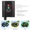 Lederen LED Solar String Fairy Lights 100m Kerstverlichting Waterdichte buitengarland High-Power Solar Lamp voor tuindecoratie