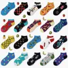 Erkek Socks 2022 Komik İlkbahar / Yaz Meyve Tide Marka Pamuk Yaratıcı Şeker Renk Moda Teknesi