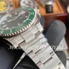 2 cores vsf fábrica impermeável 40mm relógio masculino cal.3135 Movimento automático Green Black Ceramic Men 904L Aço Reserva de Aço Sapphire Luminous Wristwatches
