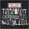 Party Favor Creative Metal Tools Keychain Outdoor Cam Flexible Mini Wrench Kit Hiking Emergency Keyring Home Pendant Dh1269 T03 Drop Dhdqs