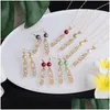 Oorbellen ketting Sophiaxuan Hawaiian Samoa Plumeria Flower Geometry Set vrouw Polynesische hangers kettingen voor vrouwen 2021 drop d dhrbj