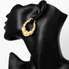 Boucles d'oreilles créoles Diana pour bébé, bijoux tendance en cuivre irrégulier, grand Style nigérian, ensemble pour femmes, cadeau de noël, 2022