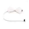 Dog Apparel Adjustable Pet Necklace Tie Cute Convenient Accessories Useful And Cat Stripes Bow Supplies