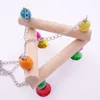 Other Bird Supplies 1PC Pet Hanging Swing Toy Birds Cage Pendant Chew Colorful Parakeet Cockatiel Catch With Bell Chewing Toys