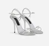女性のラグリーズデザイナーブランドKeira Sandals Shoes Polished Calfskin Baroquel Heel