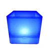 LED 3.5L Waterproof Double Layer Square Ice Buckets Bars Nightclubs Light Up Champagne Beer whiskey Bucket ss0330