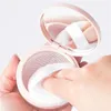 Storage Bottles 2pcs/1pc Portable Empty Loose Powder Box With Mirror Cosmetic Container Elastic Little Mesh Makeup Case Puff