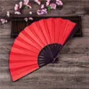 Party Favor Bamboo Large Rave Folding Hand Fan For MenWomen Chinese Japanese Tai Chi Handheld Performance Decorations Dan