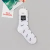 Designer Men's Socks Letters Candy Color Medium Tube Sock ins Fashion Couple Hip-hop Street Cotton Underwear