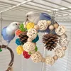 Другие птицы поставляют попугай жевать игрушку, жевательные маленькие шарики для чиншилл